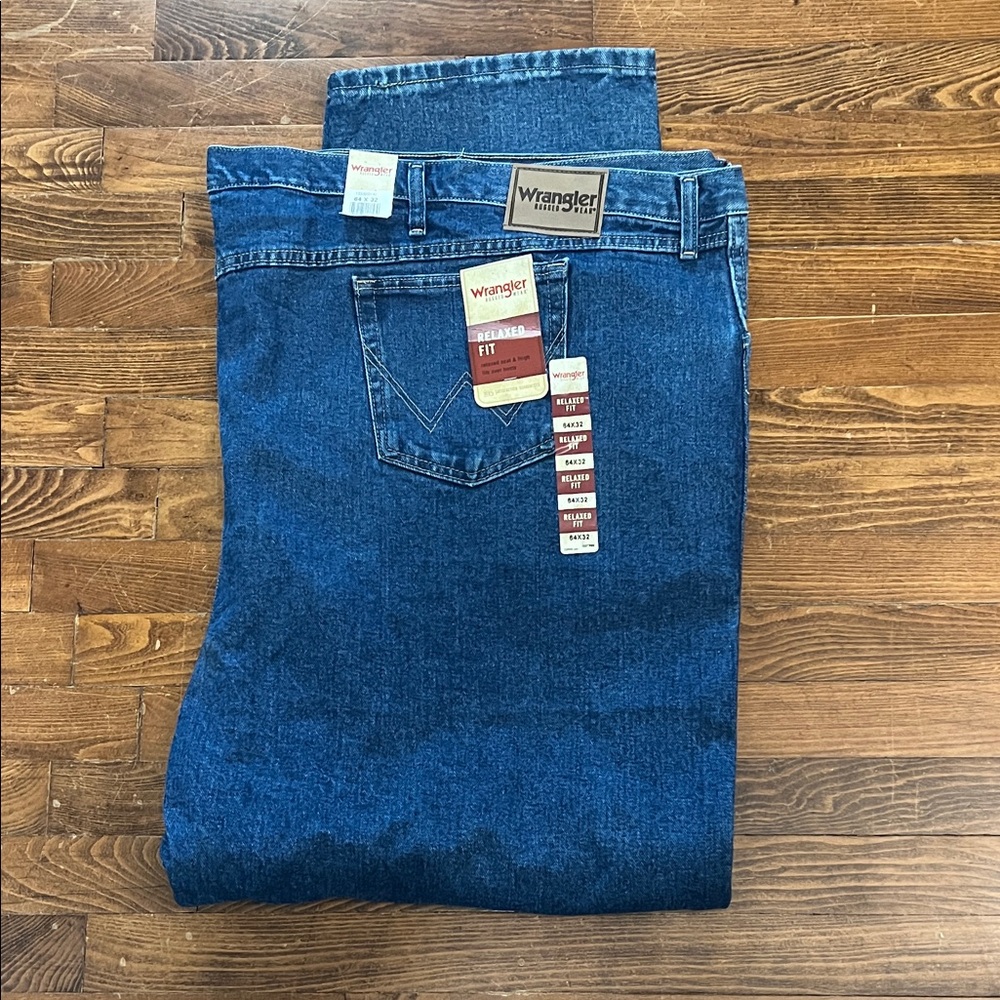 Wrangler Men's Relaxed Fit Denim Jeans